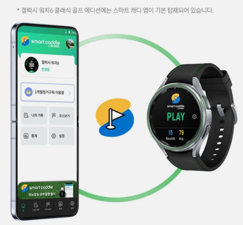 SAMSUNG Galaxy Watch6 Classic Golf Edition 43mm/47mm Smartwatch