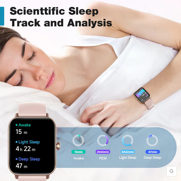 Fitpolo 1.8” Smart Watch for Men & Women IDW19 – Purple