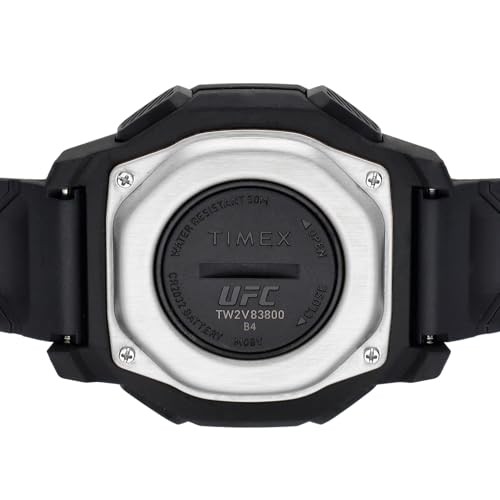 TIMEX Watch UFC SPARK Digital Quartz 50m Waterproof 46mm TW2V83800 Men’s Black