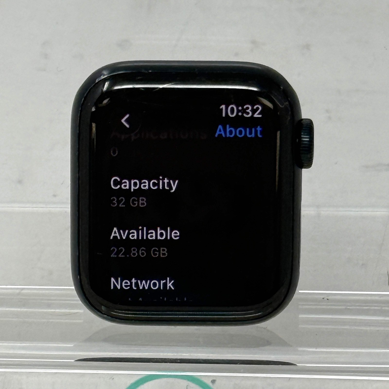 GPS Only Apple Watch SE 2nd Gen 40MM Midnight Aluminum MRG93LL/A Face Only