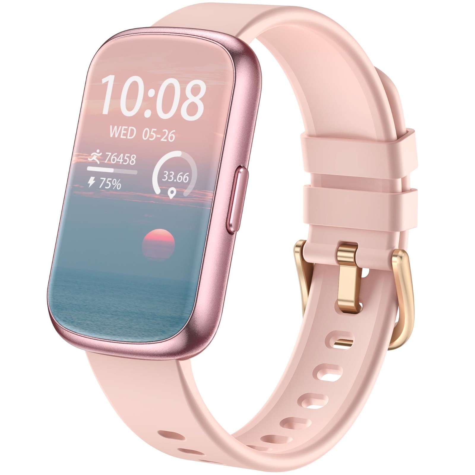 RLQA Fitness Tracker, Smart Watch Pink