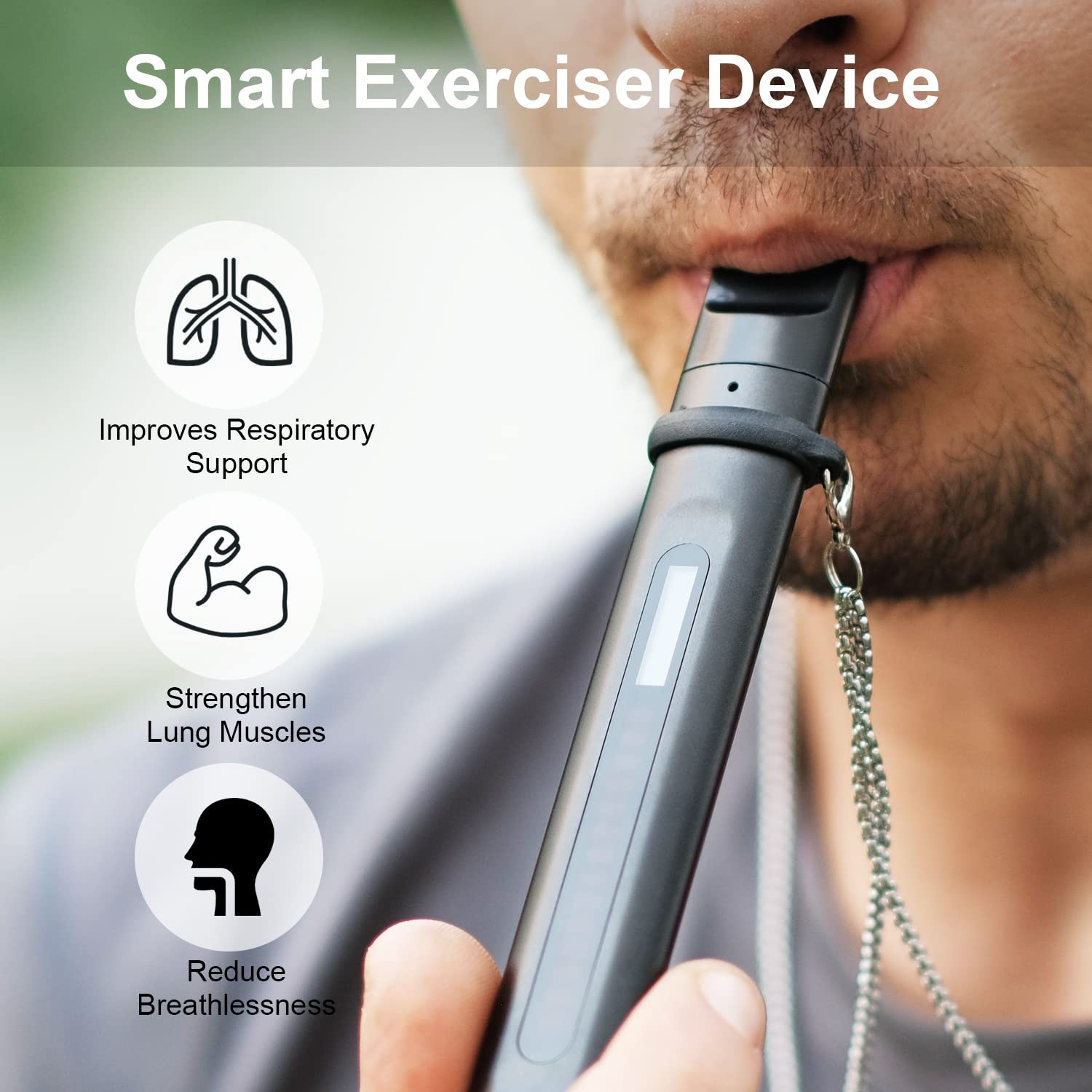Breathing Trainer with Display