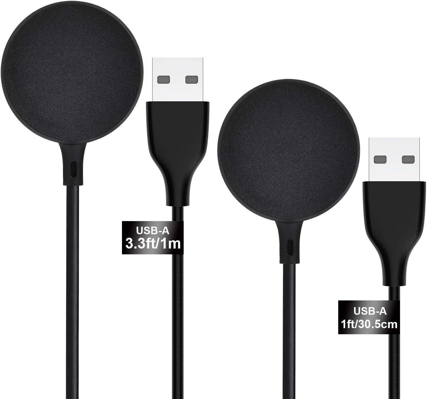 2-Pack USB-C Charging Cables for Samsung Galaxy Watch6/6 Classic/5/5 Charger