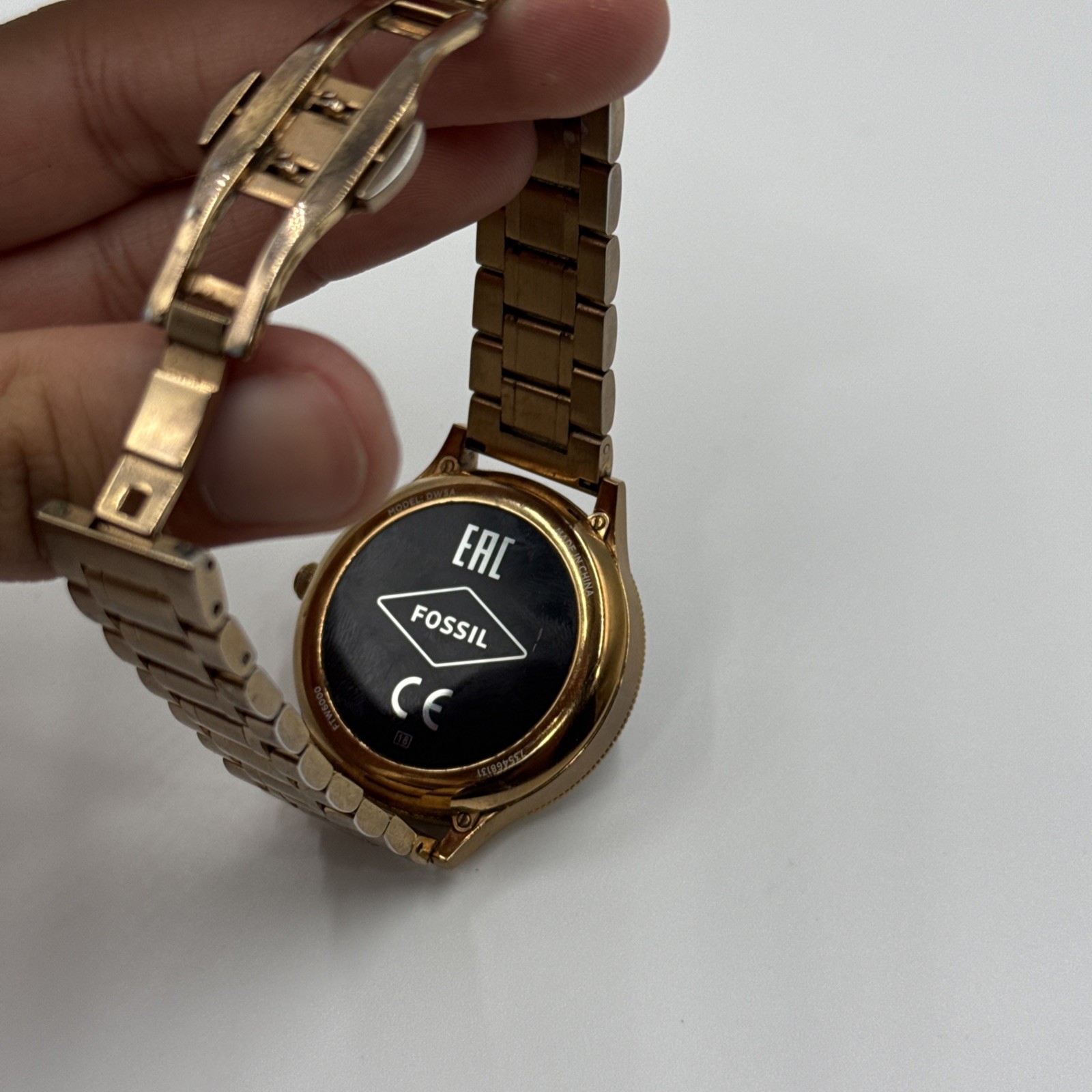 Fossil Q Gen 3 Gold Tone Stainless Steel Smartwatch Model DW5A (READ DESC)