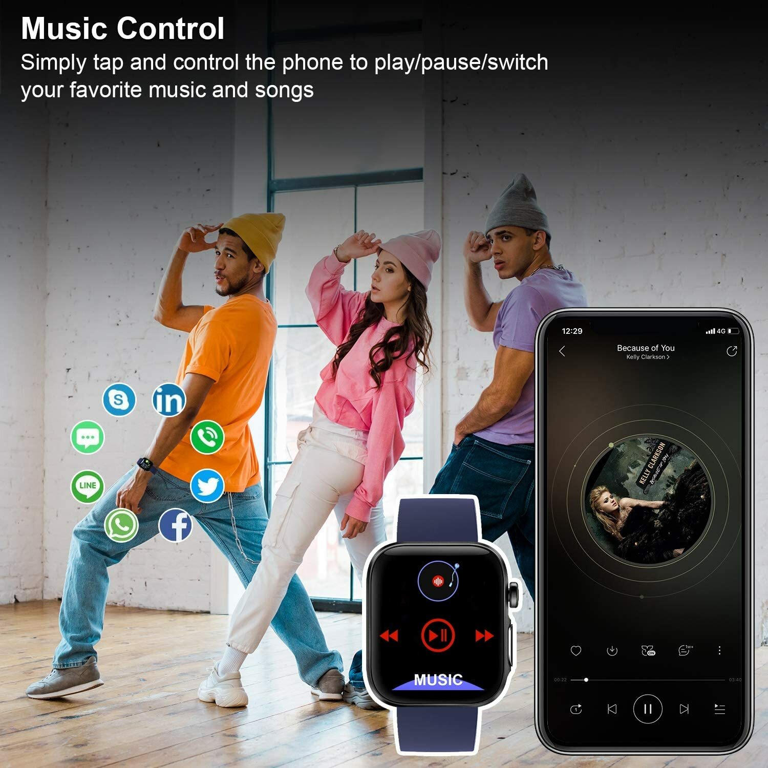 Smart Watch HRV Activity Tracker Blood Oxygen Meter Heart Rate Blood Pressure Mo