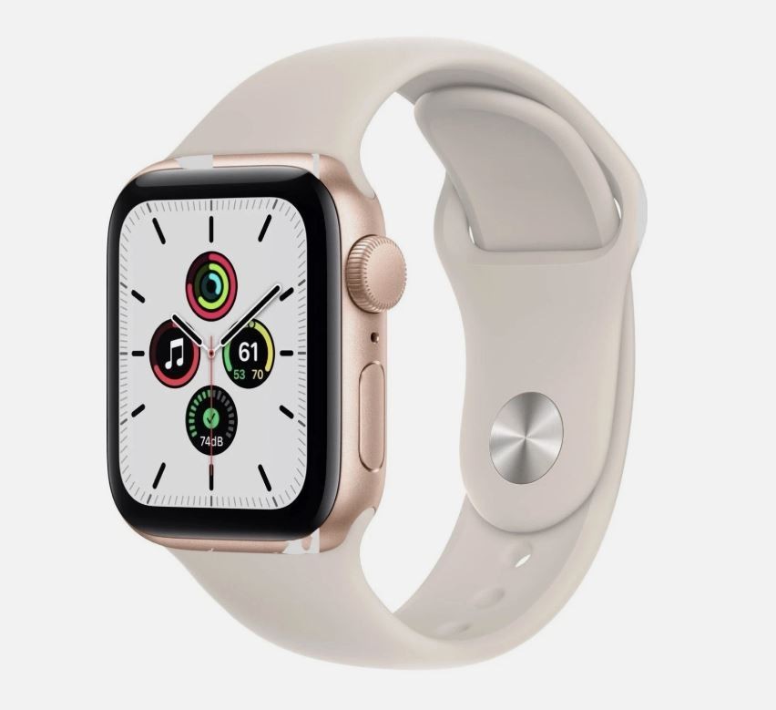 Apple Watch SE (GPS) 1st Generation A2351 40mm Gold Aluminum/Starlight MKQ03LL/A