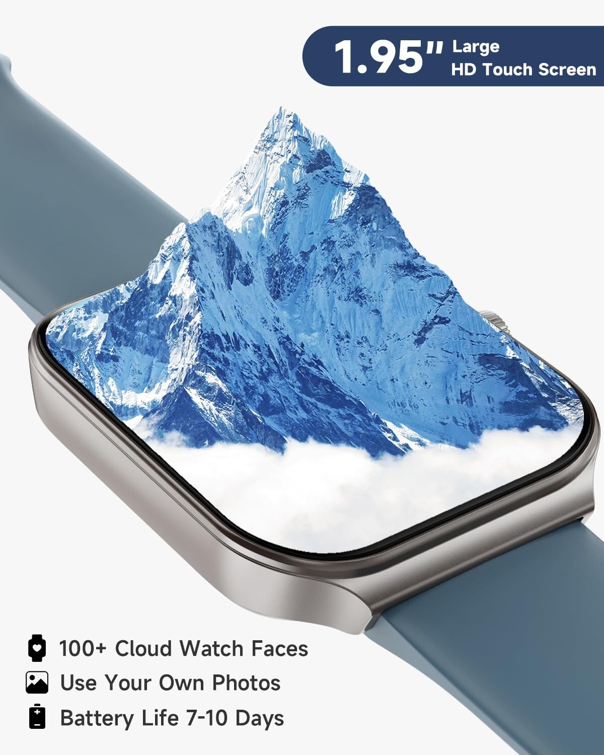 2025 Smart Watch For Men/Women, Waterproof Smartwatch Bluetooth iPhone Samsung
