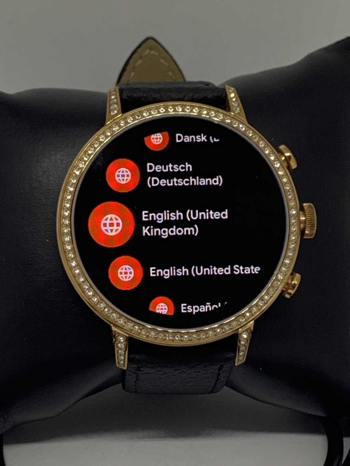 Fossil Gen 4 Authentic Digital Dial Smart Watch Custom Band FTW6011 QT504