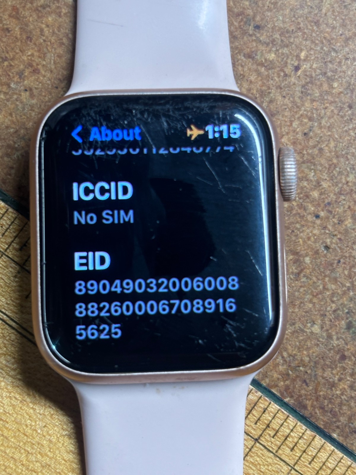 PINK APPLE WATCH SE 1st Gen A2353 40mm Watch Works 32gb GPS LTE NO CHARGE