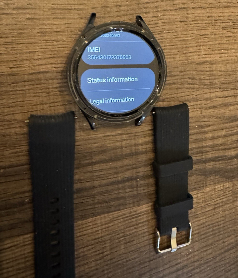 Samsung Galaxy Watch 6 Classic SM-R965U 47mm Black (LTE) Unlocked FAIR (READ)