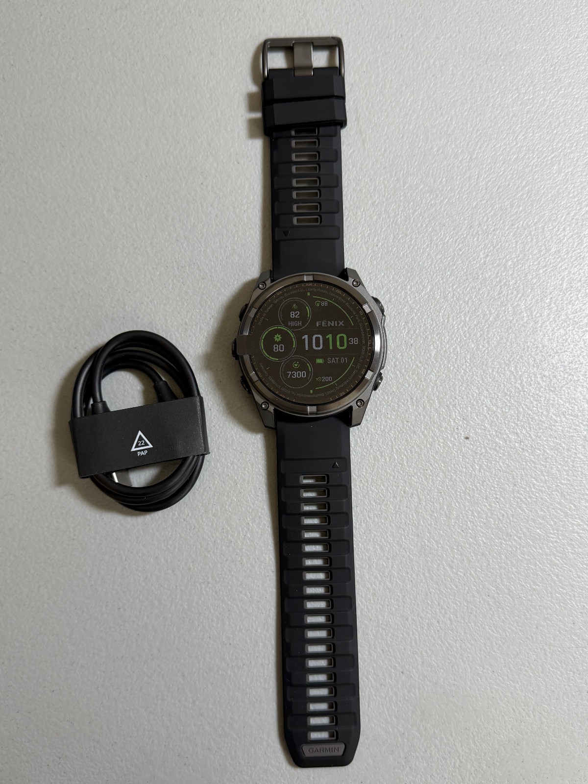 NEW Garmin fēnix 8 Smartwatch 51mm Sapphire Solar Titanium Smartwatch Fenix