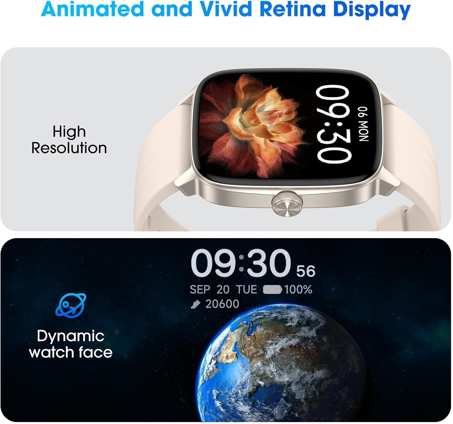 Standalone Pedometer Watch: Heart Rate Monitor, Blood Oxygen