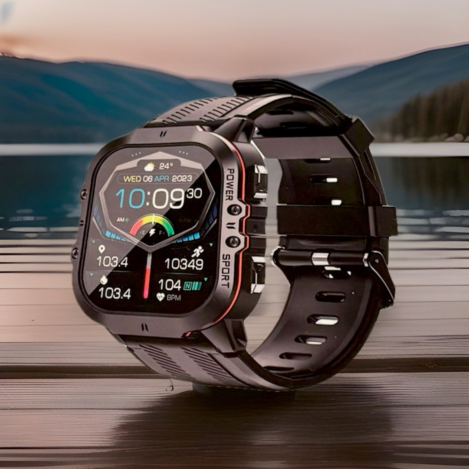 Active Life Smart Watch IOS + Android – Motion, Steps, Calories & More Open Box