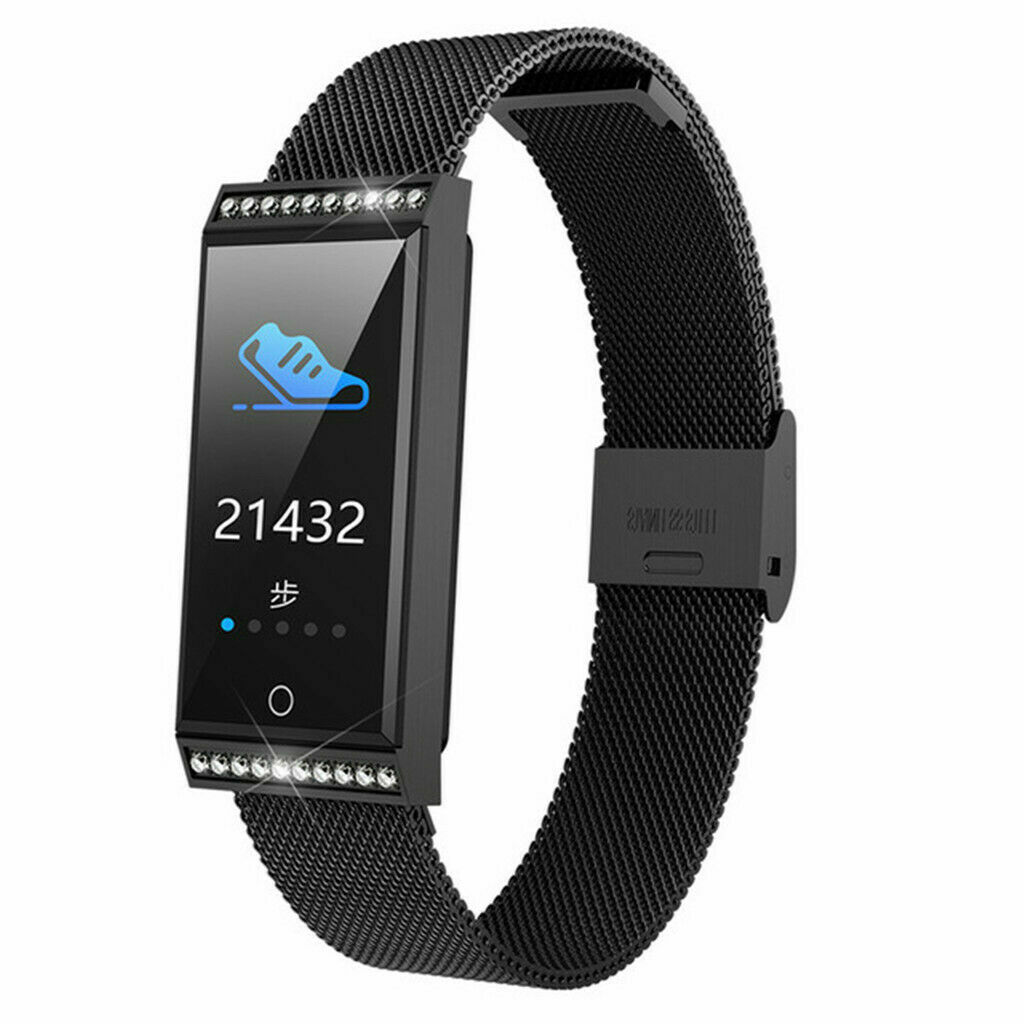 0.96″ Touchscreen Smart Watch Bluetooth Smart Bracelet Wristband For Women Girl
