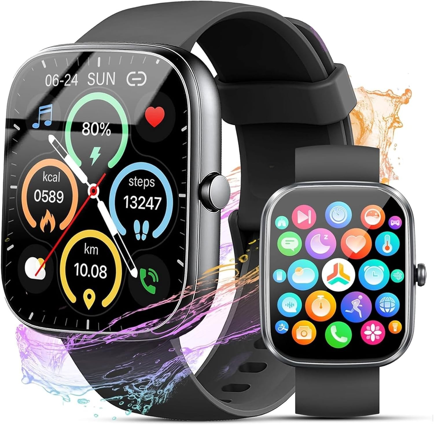 Men Women Smart Watch Bluetooth SmartWatch For Apple iPhone iOS and Android…