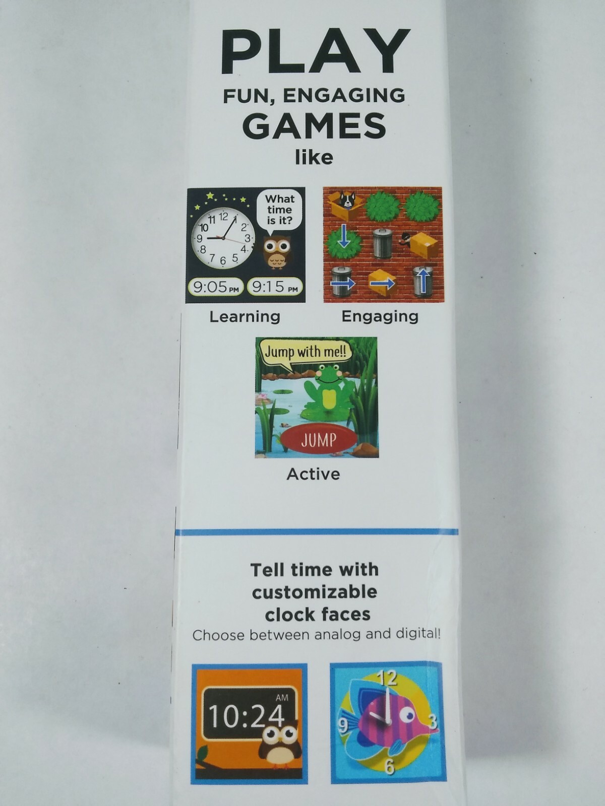 iTech Jr. Kids Smartwatch Rainbow Polka Dots.With Games And More.