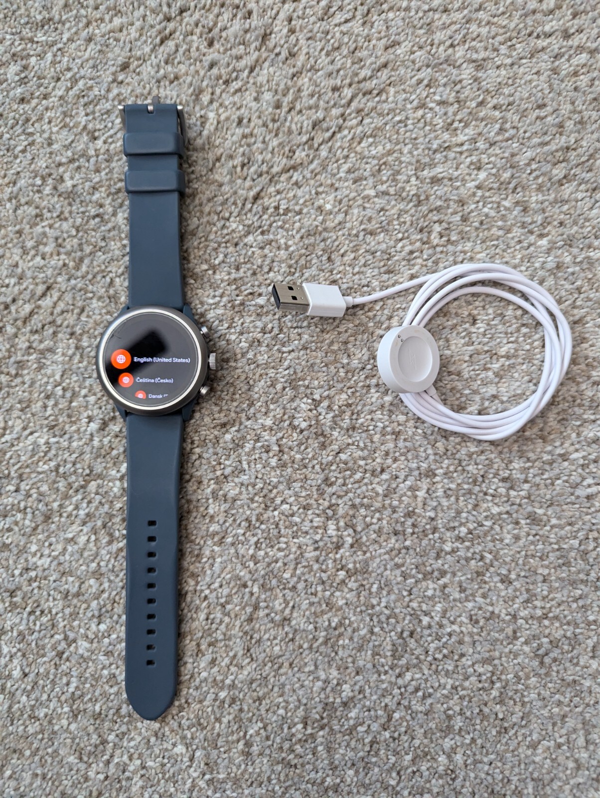 Fossil Men Gen 4 Sport Heart Rate Mtl & Silicone Touchscreen Smartwatch FTW4021