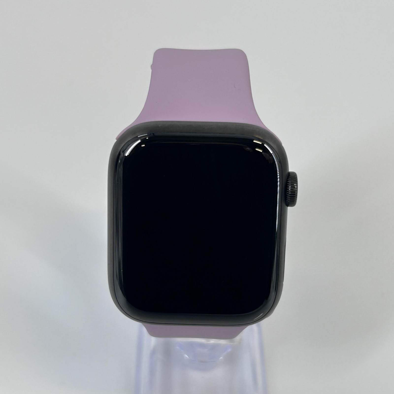 Apple Watch (Series 7) 45mm Space Black Titanium (LTE) w/ Sport Band – Excellent