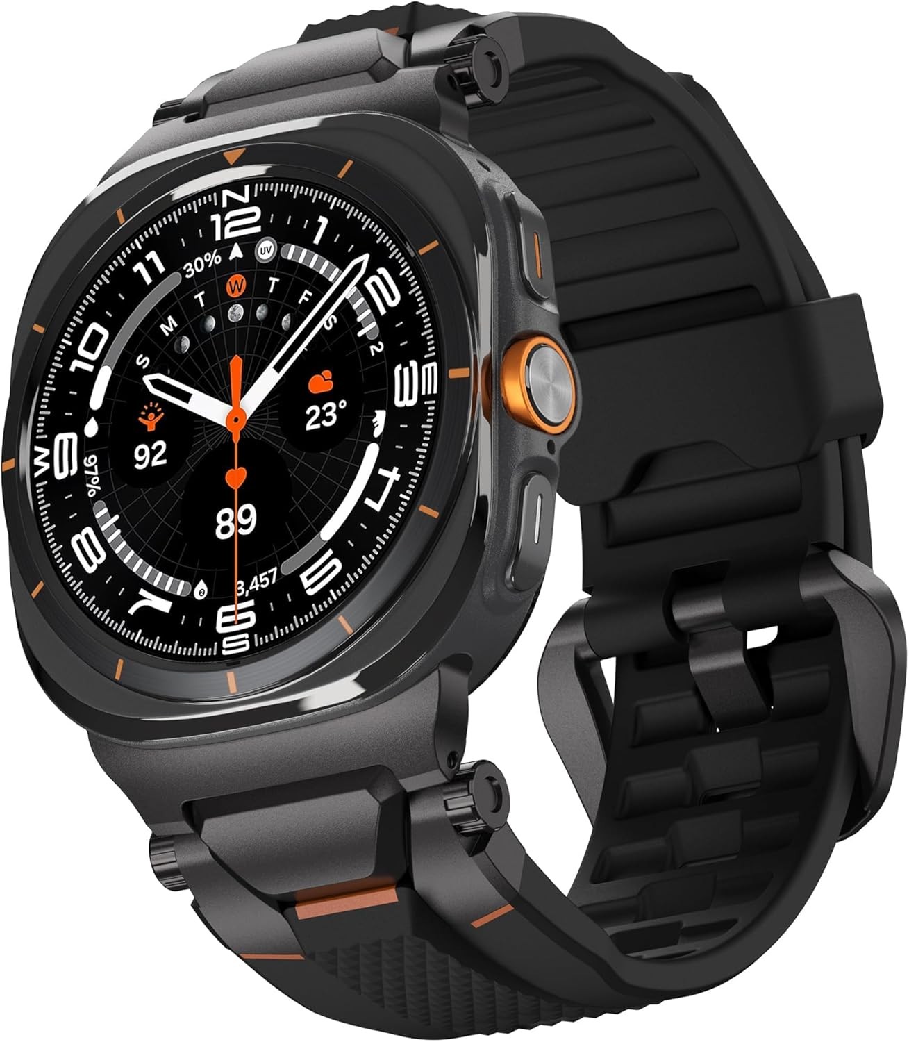 Premium TPU & Metal Strap Compatible with Samsung Galaxy Watch Ultra 47mm