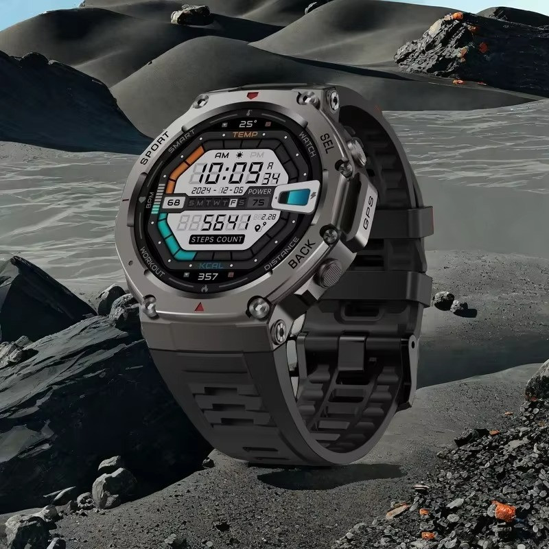 New T-Rex 3 Pro Style Dual-Band GPS Military Smart Watch