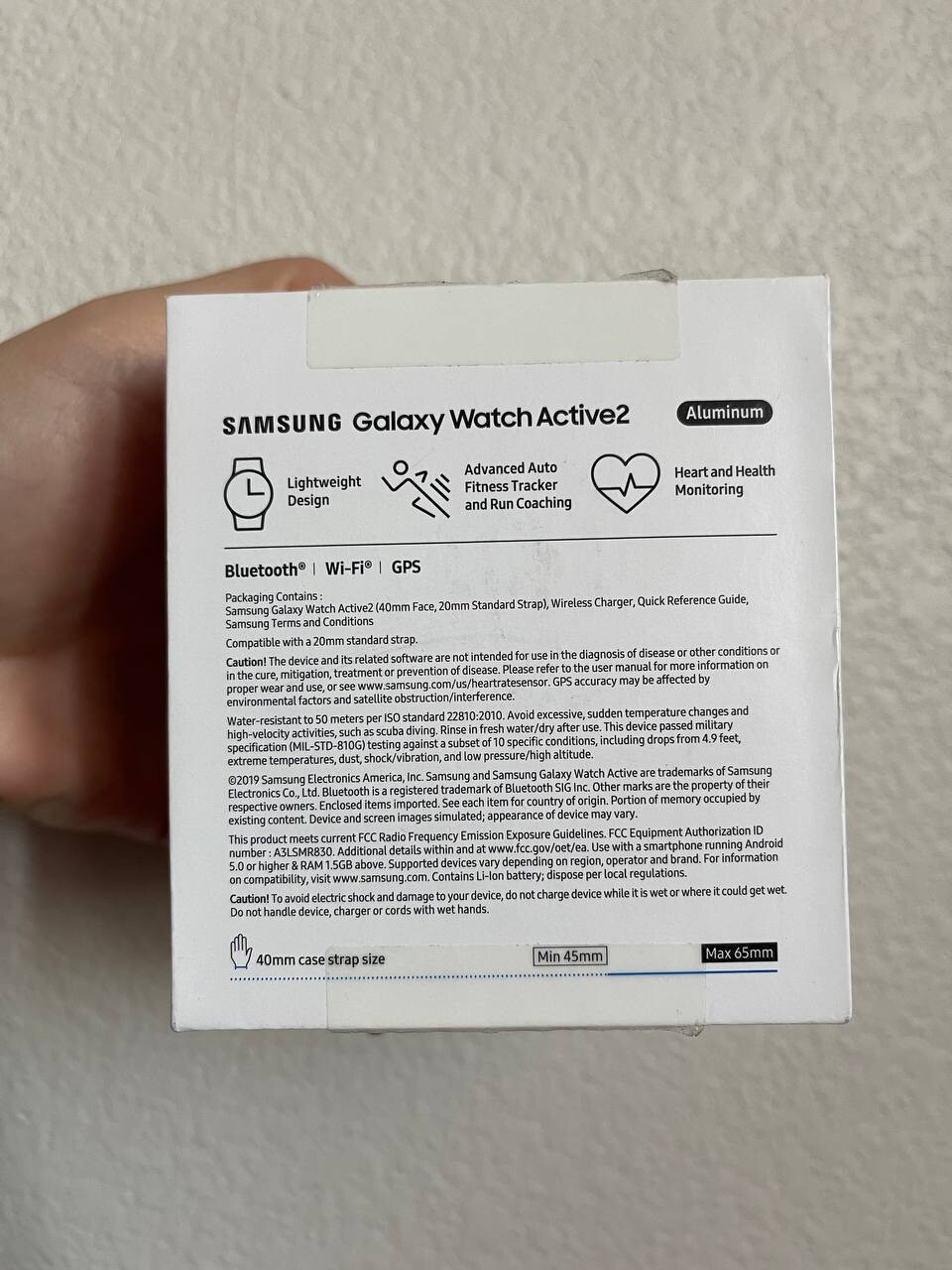 Samsung Galaxy Watch Active 2 SM-R830 40mm Aluminum Case with Sport Band…