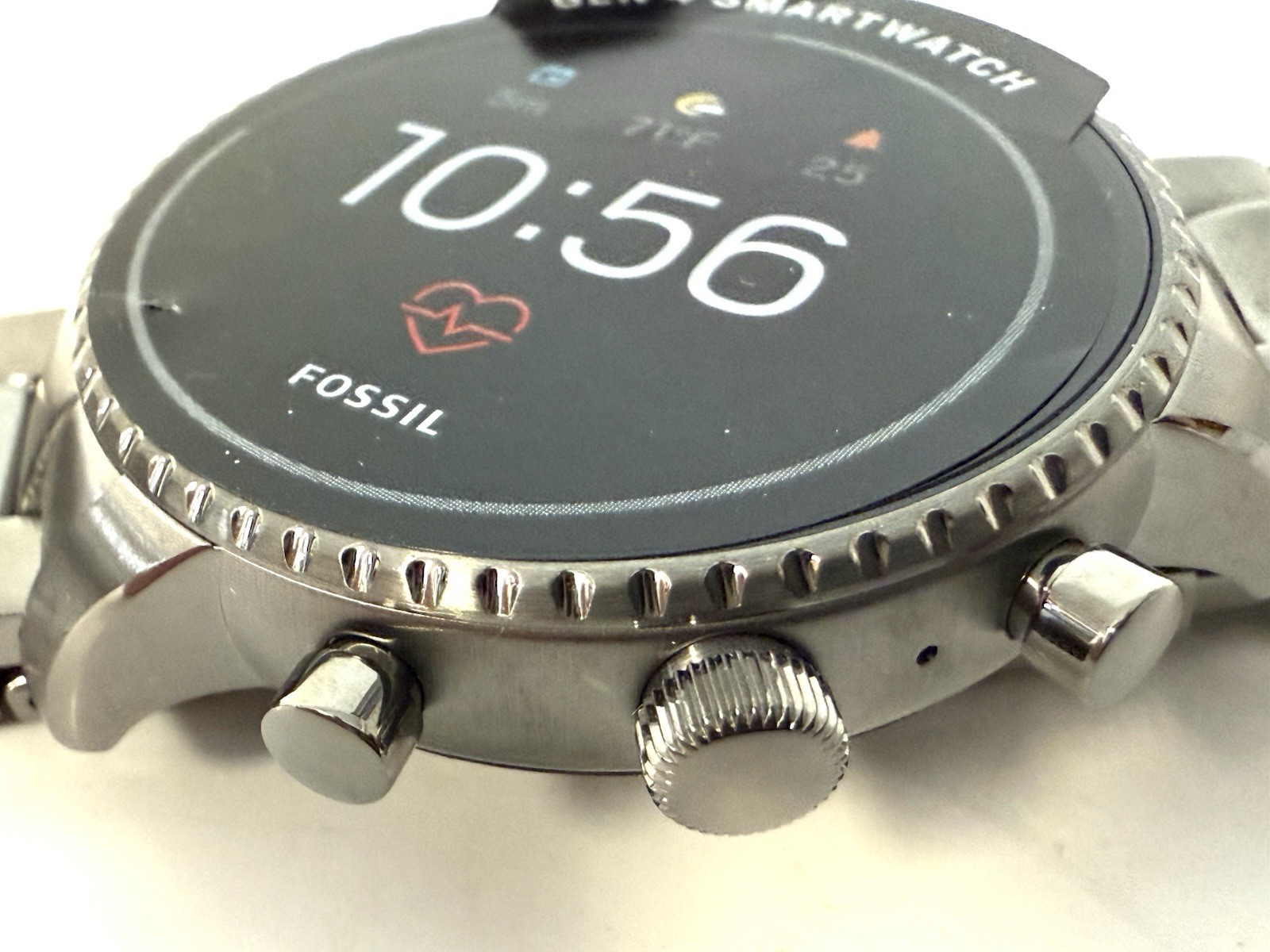 Fossil – Gen 4 Explorist HR Smartwatch Gunmetal Gray Stainless Steel – FTW4012