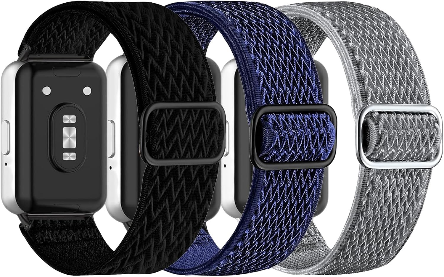 Elastic Nylon Strap Compatible with Samsung Galaxy Fit 3, Breathable