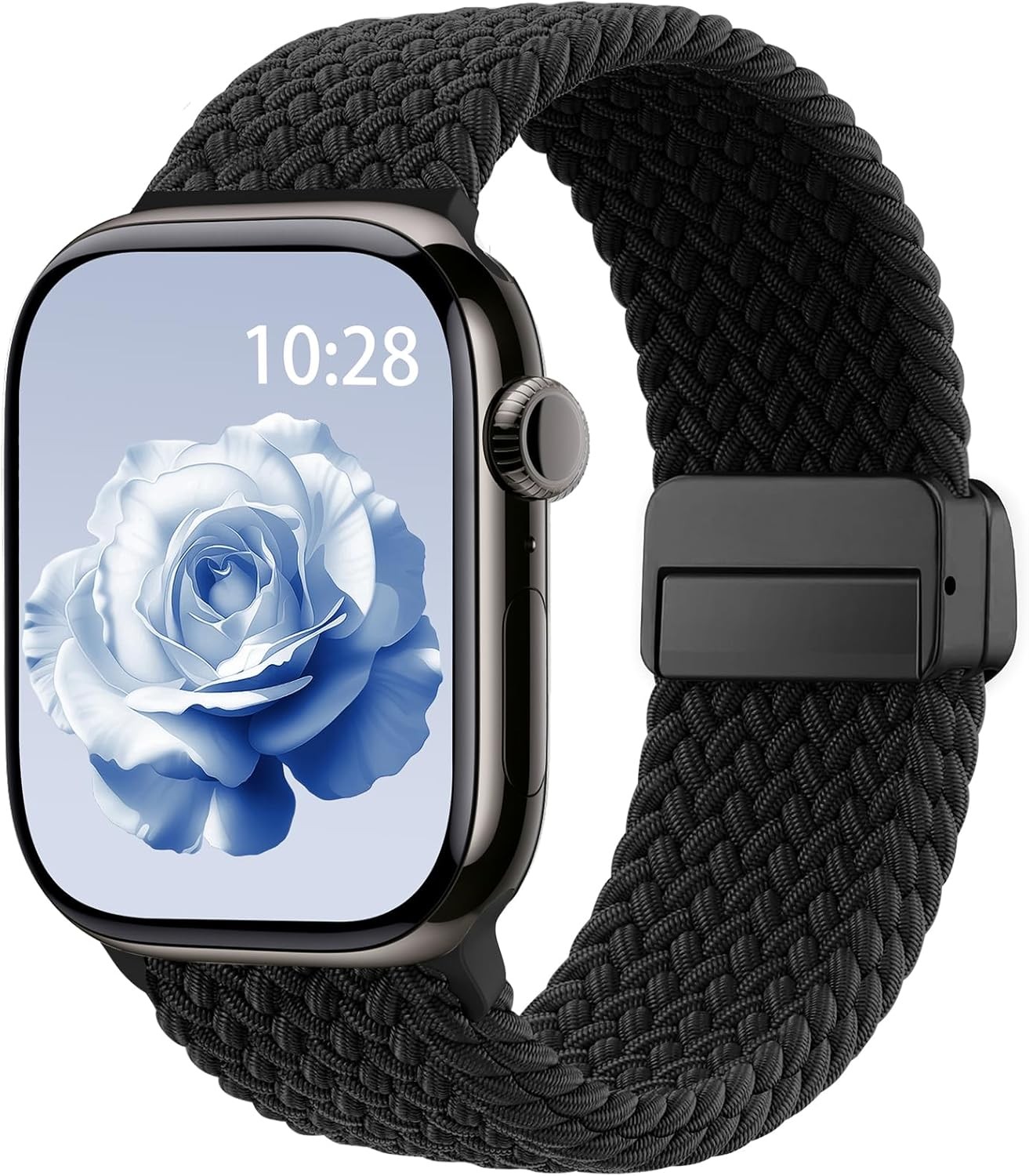 Case For Apple Watch 38mm 40mm 41mm 42mm 44mm 45mm 46mm 49mm Soft Nylon Strap