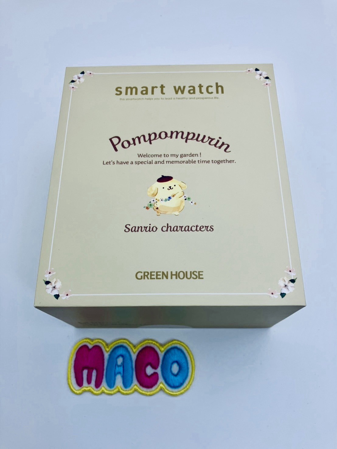 GREEN HOUSE Smart Watch Sanrio Characters Pompompurin / GH-SMWL-PN New Japan