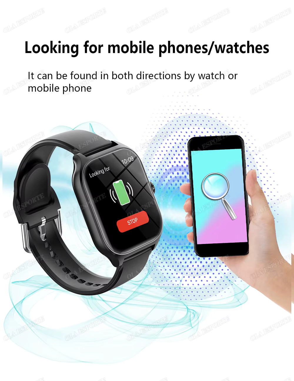 Smart Watch For Android IOS Watches 1.83inch HD Display Bluetooth Call Message A