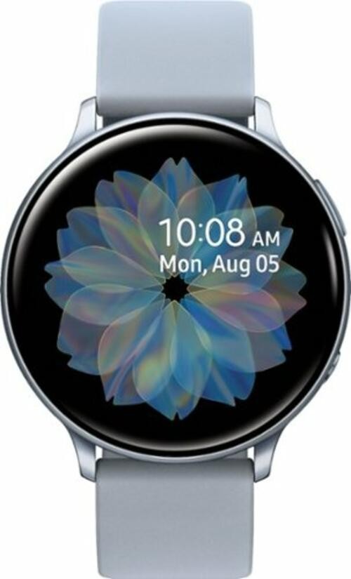 Samsung – Galaxy Watch Active2 Smartwatch Bluetooth 44mm Cloud Silver – SM-R820