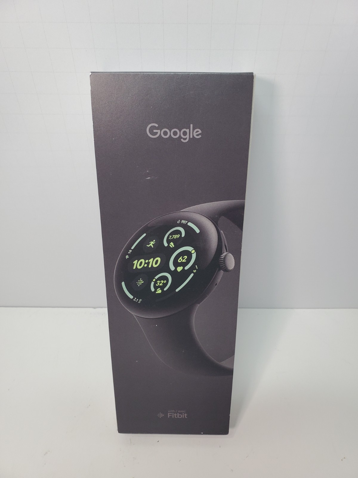New & Seal Google Pixel Watch 3 45mm Wi-Fi Matte Black Obsidian Band Free Ship