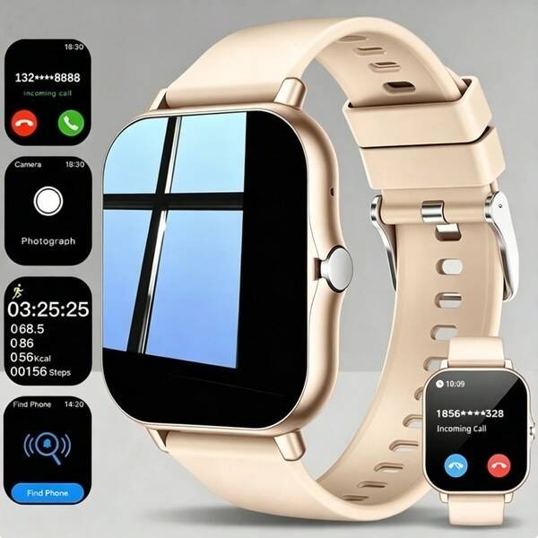 Bluetooth Smart watch Men/Women Bluetooth Compatible with iPhone Samsung Android