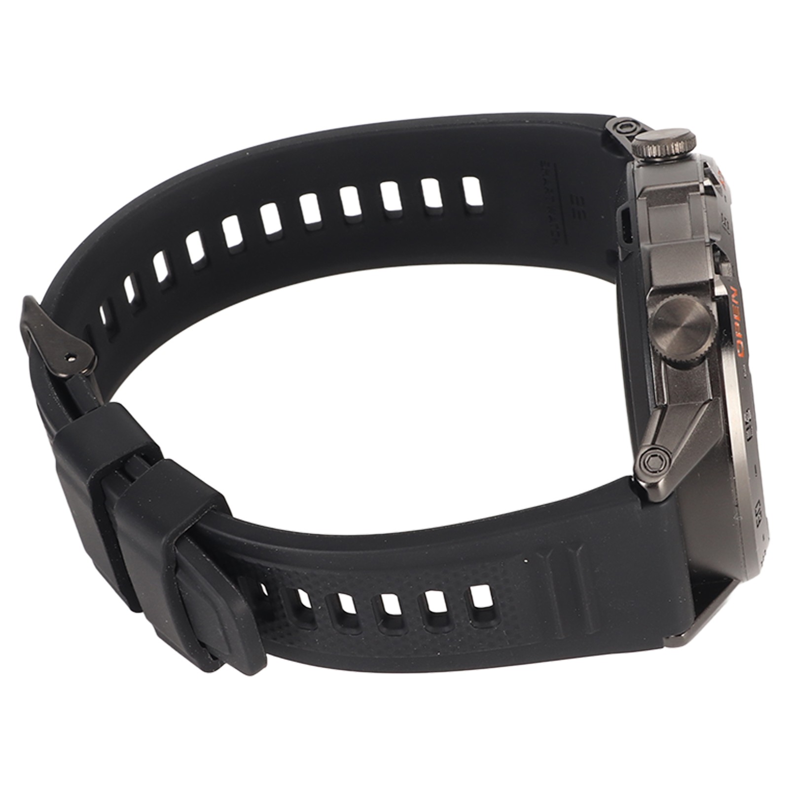 Black Outdoor Smartwatch With Speaker Waterproof Dustproof LCD Bluetooth In ULOW