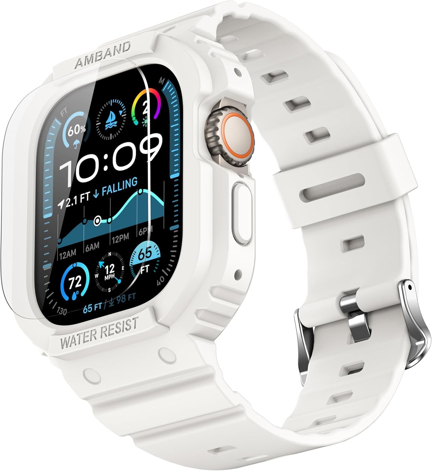 Shockproof Strap Compatible with Apple Watch Ultra 49mm & Series 8 44mm