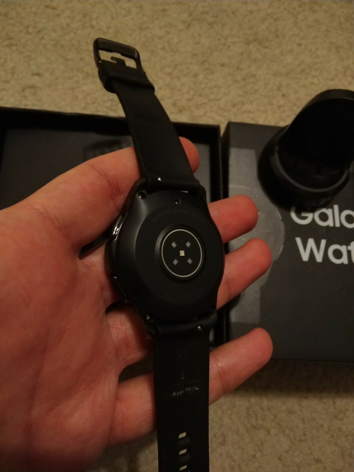 Samsung Galaxy Watch SM-R810 42mm Bluetooth Midnight Black, READ