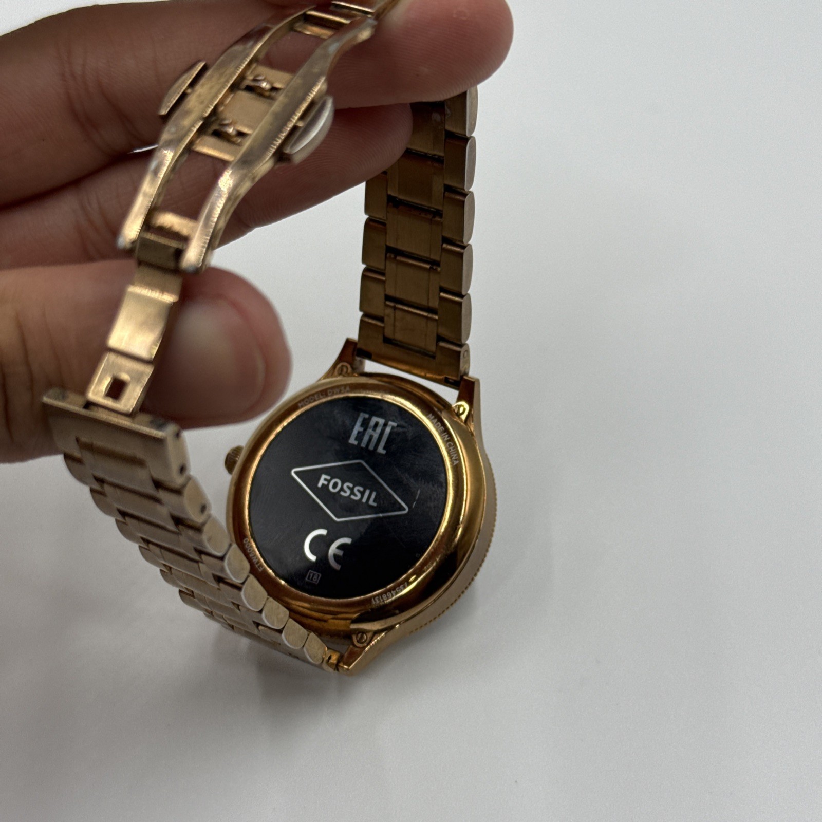 Fossil Q Gen 3 Gold Tone Stainless Steel Smartwatch Model DW5A (READ DESC)