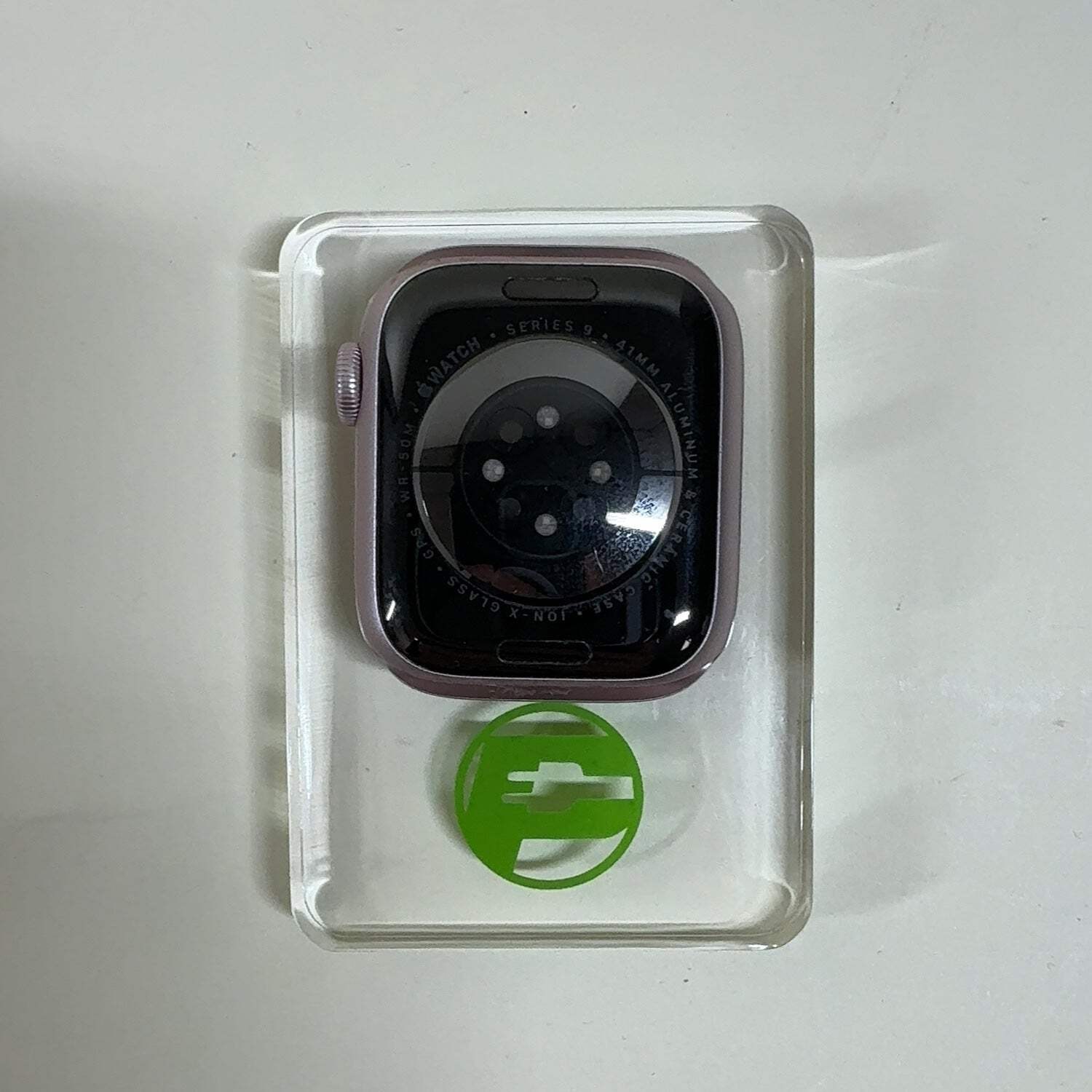 GPS Only Apple Watch Series 9 41MM Pink Aluminum MR933LL/A Face Only