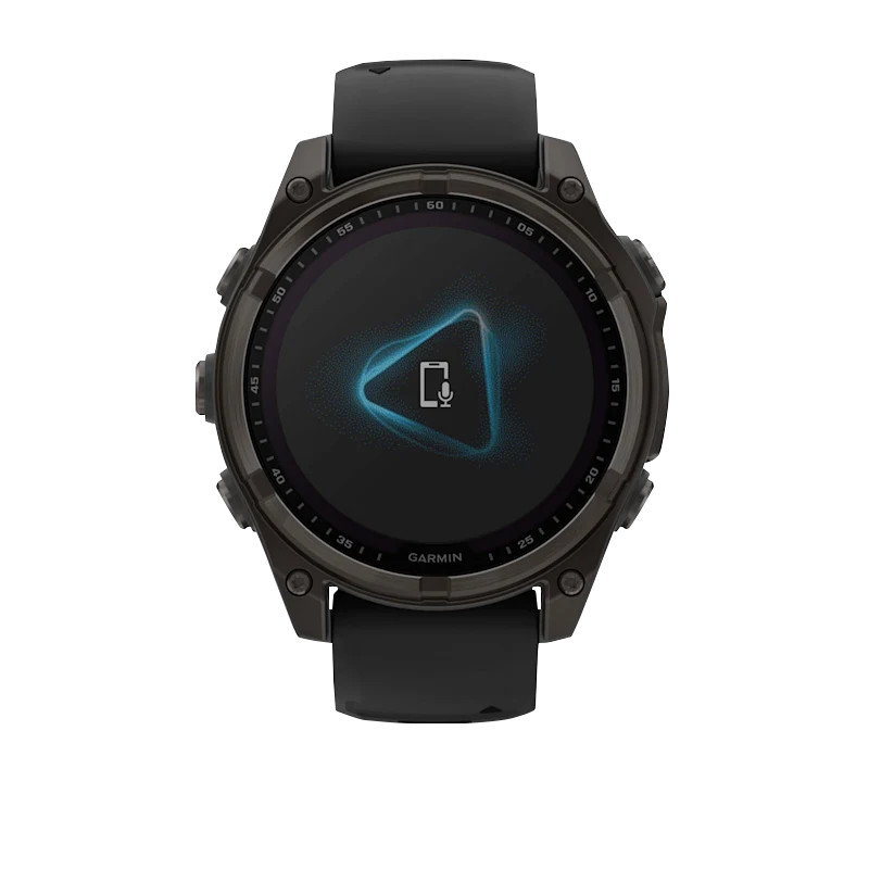 Garmin Fenix 8, 47mm AMOLED, Solar Sapphire, Carbon Gray Titanium (010-02906-10)