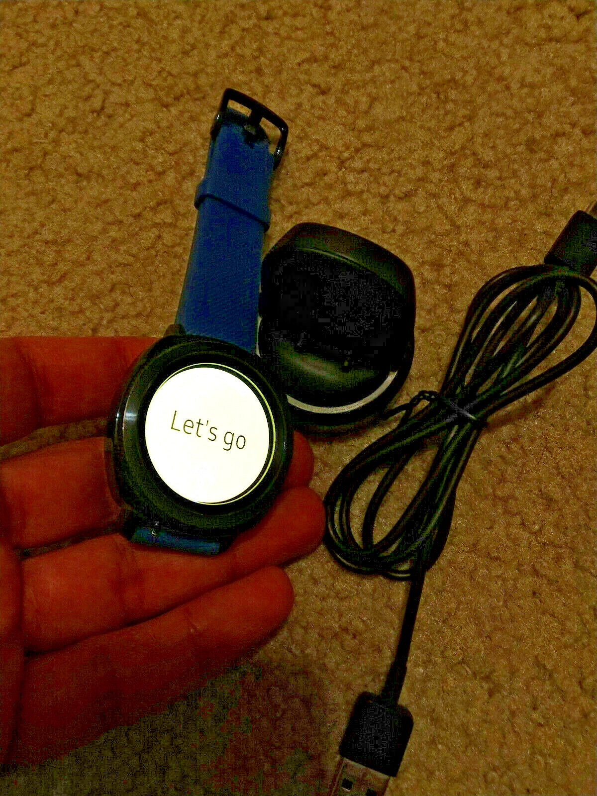 Samsung Gear Sport SM-R600NZKAXAR SM-R600, Blue, READ