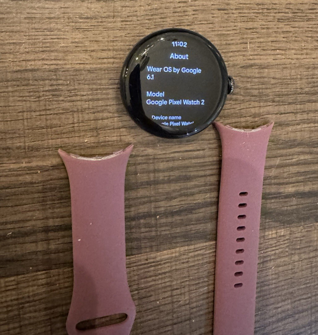 Google Pixel watch 2 41mm WIFI/GPS Black Very Good