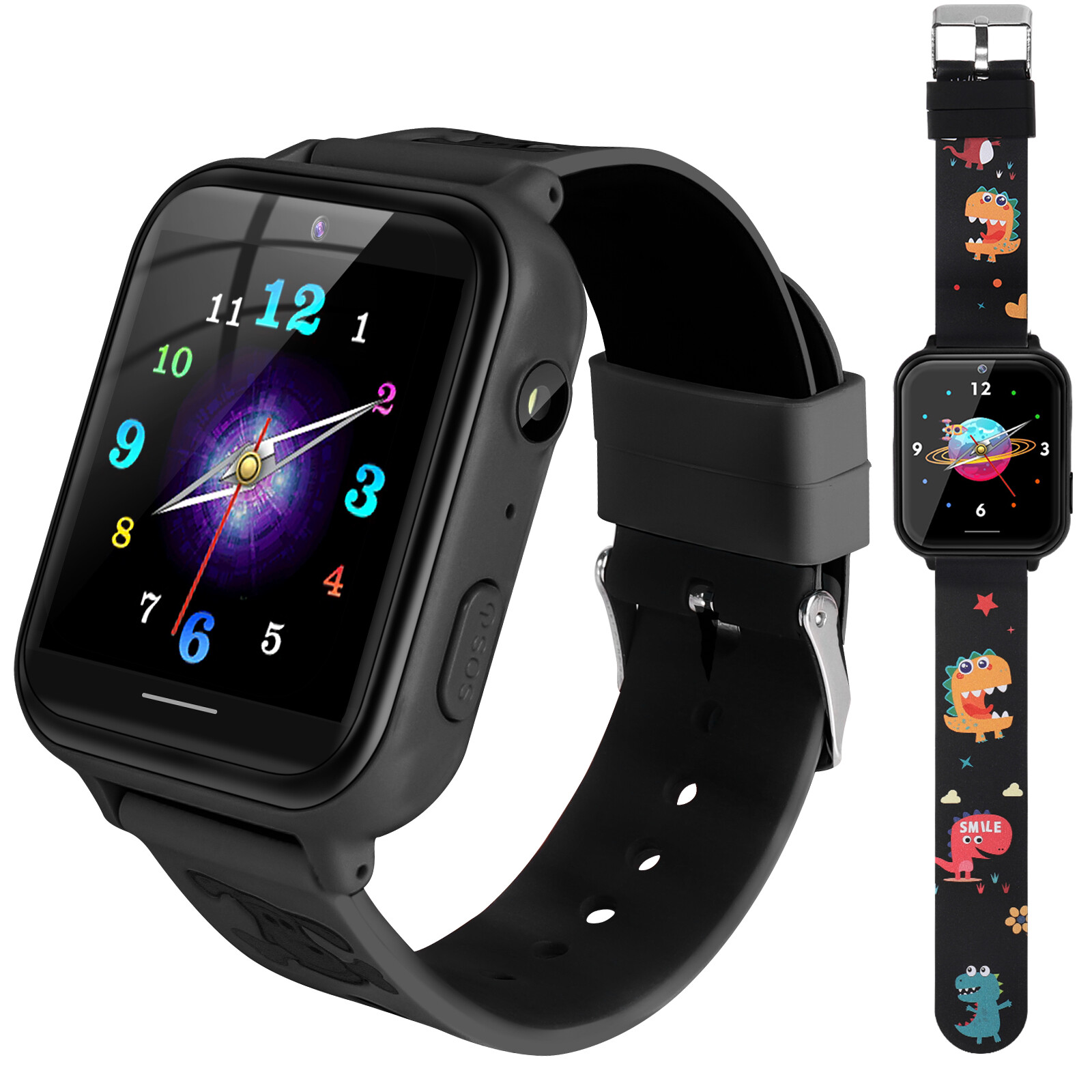 Kids Smart Watch for Boys Girls Smartwatch with 2 Way Call SOS Music Player Game
