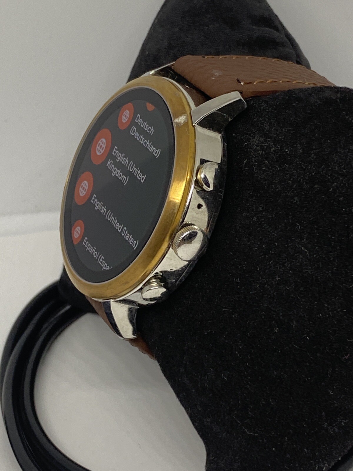 Fossil Gen 4 Authentic Digital Dial Smart Watch Custom Band FTW6016 AB376