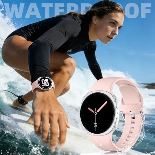 Soft Waterproof Replacement Straps 5 Pack for Samsung Galaxy Watch 8 40mm 44mm