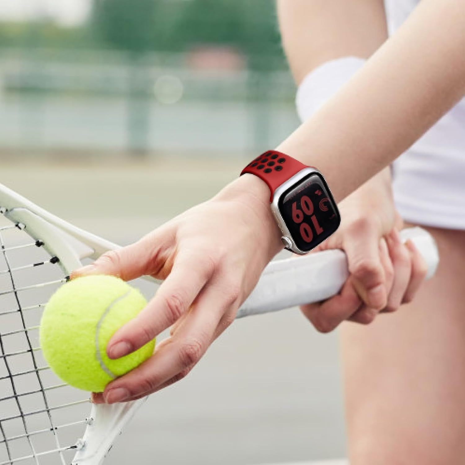 3 Pack Sport Silicone Strap Compatible with Apple Watch 42mm 44mm Waterproof