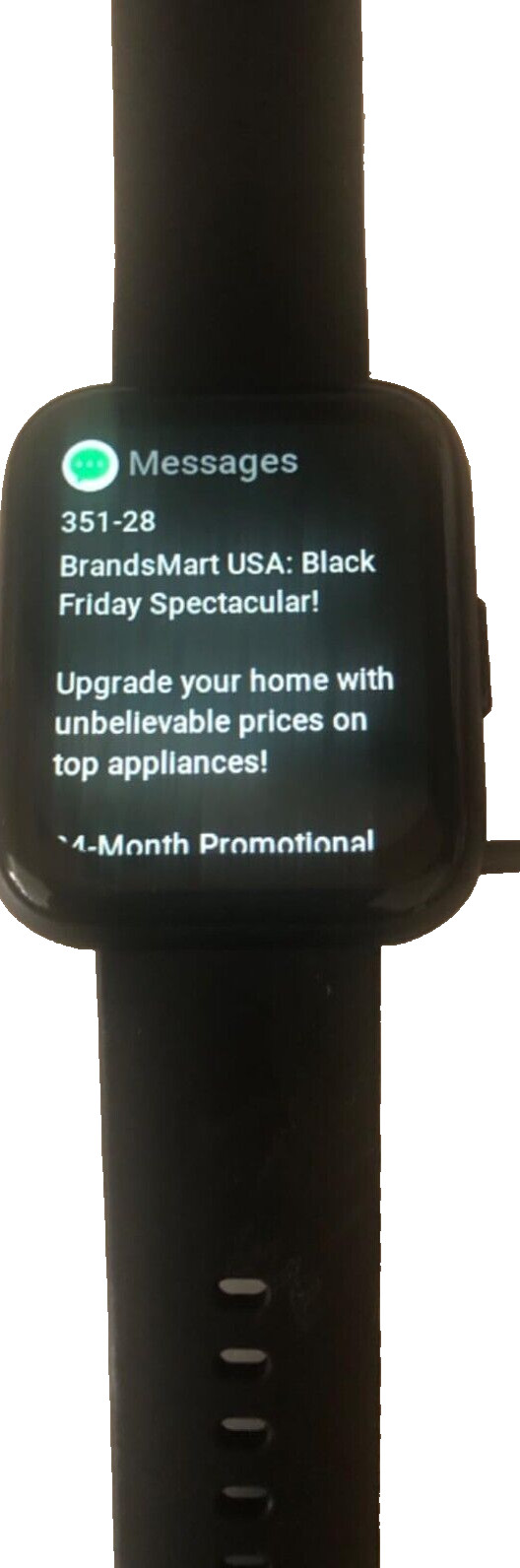 Watch Unisex Answer/Make Calls/Quick Reply/AI Voice Assistant 1.83″ Black NEW