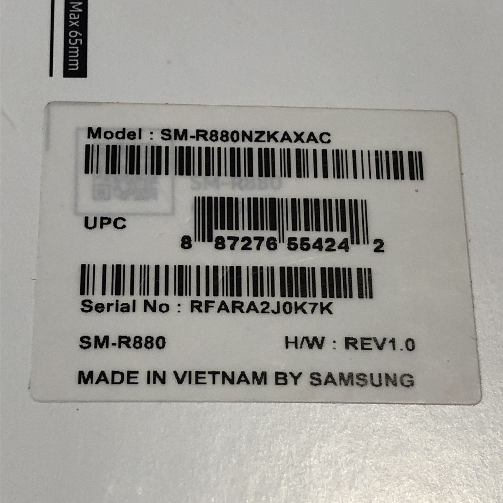 Samsung Galaxy Watch 4 Classic 42mm Stainless Steel Smartwatch R880 Black M/L