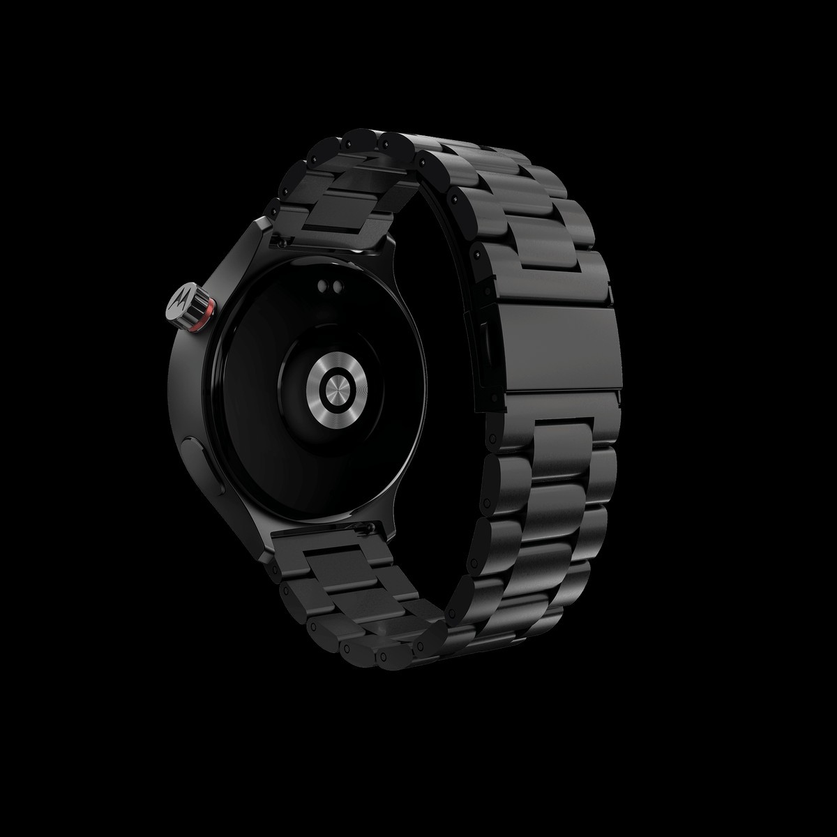 MOTOROLA moto watch Smartwatch (Matte Black / Matte Black band Strap, Free Size)