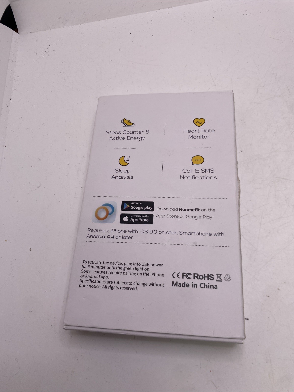 Smart Watch Fitness Tracker Watch Untested Sealed
