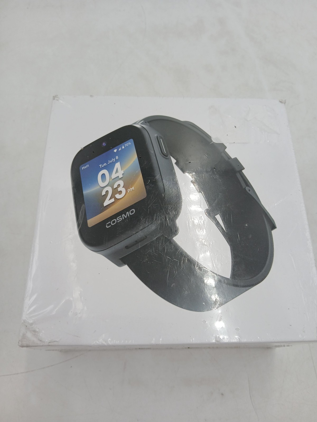 COSMO JrTrack 5 Kids Smartwatch GPS 40mm Black Kid-Safe Phone Watch Sealed